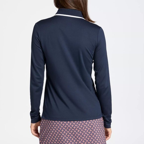 NWT Walter Hagen Women's Clubhouse Long Sleeve Polo - Picture 3 of 4